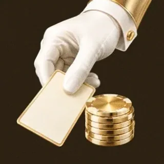 Hand dealing card — Stay